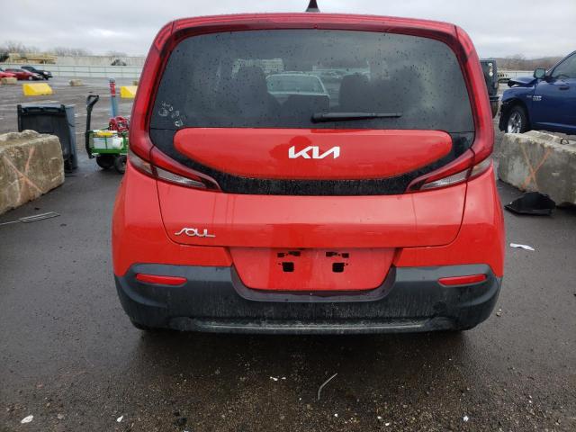 KNDJ23AU4N7150046 - 2022 KIA SOUL LX RED photo 6