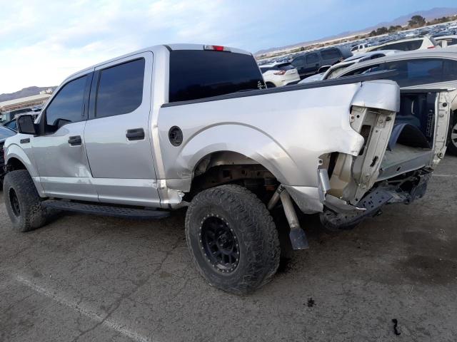 1FTEW1E58JKC85888 - 2018 FORD F150 SUPERCREW SILVER photo 2