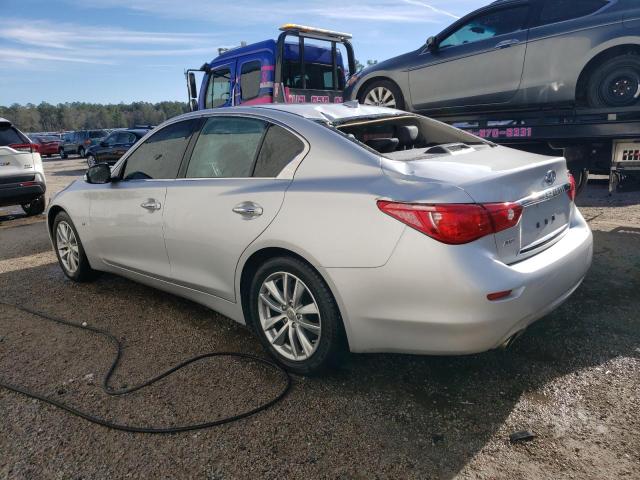 JN1BV7AR8FM413871 - 2015 INFINITI Q50 BASE SILVER photo 2