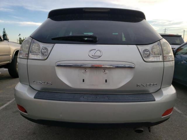 2T2GK31U58C026845 - 2008 LEXUS RX 350 SILVER photo 6