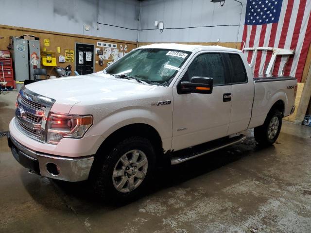 1FTFX1ET4EFB59896 - 2014 FORD F150 SUPER CAB WHITE photo 1