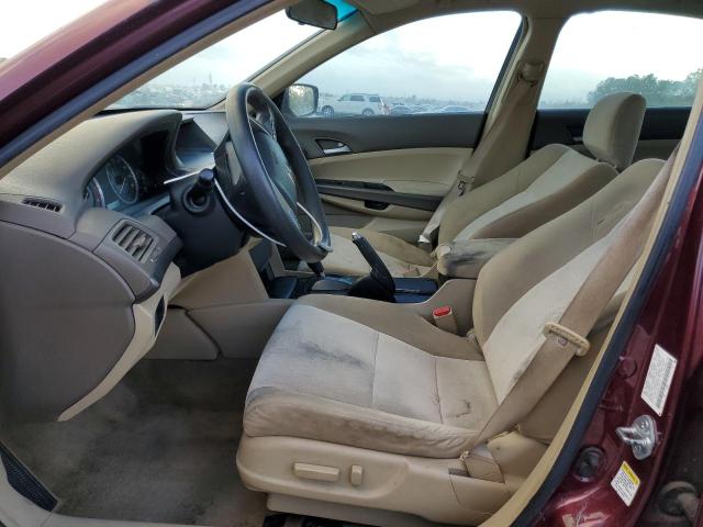 1HGCP26439A074715 - 2009 HONDA ACCORD LXP MAROON photo 7