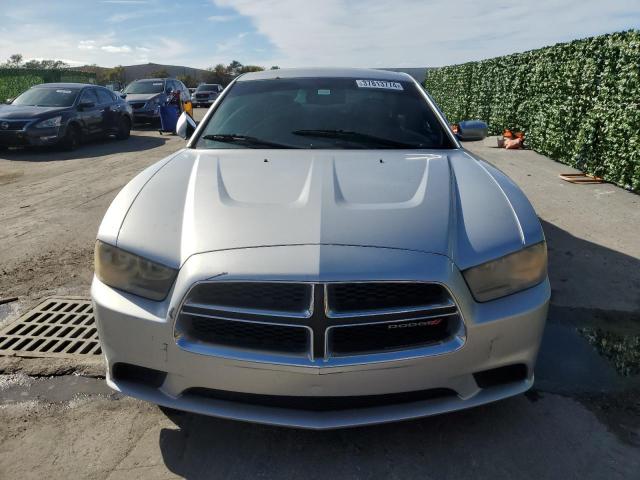2C3CDXBG5CH282001 - 2012 DODGE CHARGER SE SILVER photo 5