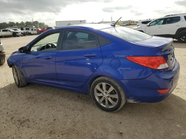 KMHCU4AE1CU054743 - 2012 HYUNDAI ACCENT GLS BLUE photo 2