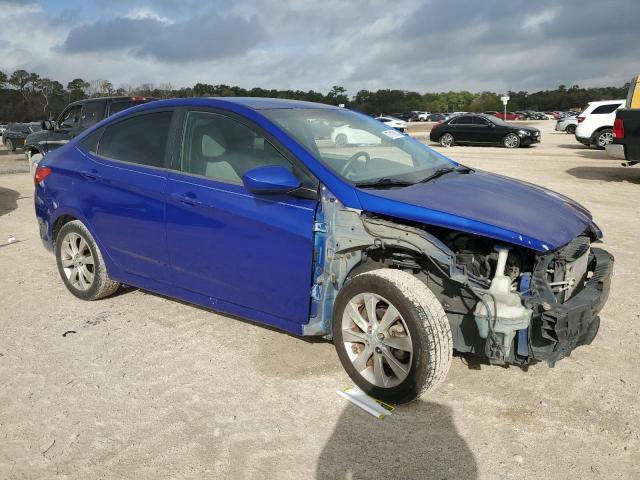 KMHCU4AE1CU054743 - 2012 HYUNDAI ACCENT GLS BLUE photo 4