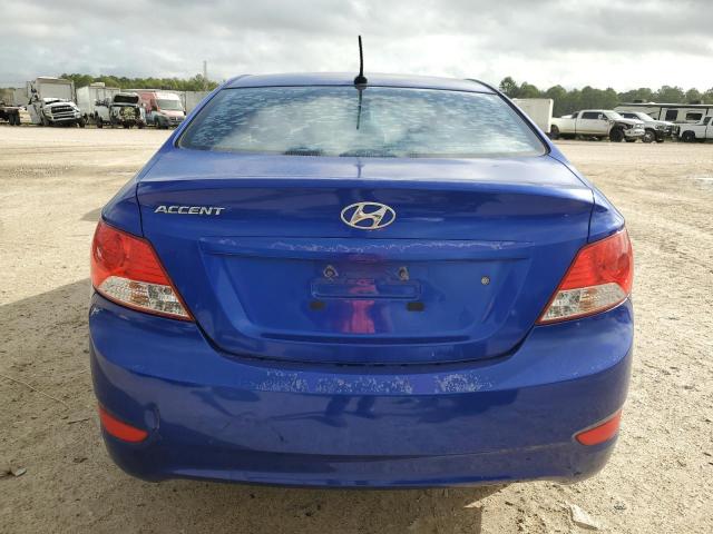 KMHCU4AE1CU054743 - 2012 HYUNDAI ACCENT GLS BLUE photo 6