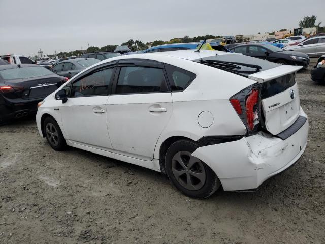 JTDKN3DU4D0339939 - 2013 TOYOTA PRIUS WHITE photo 2