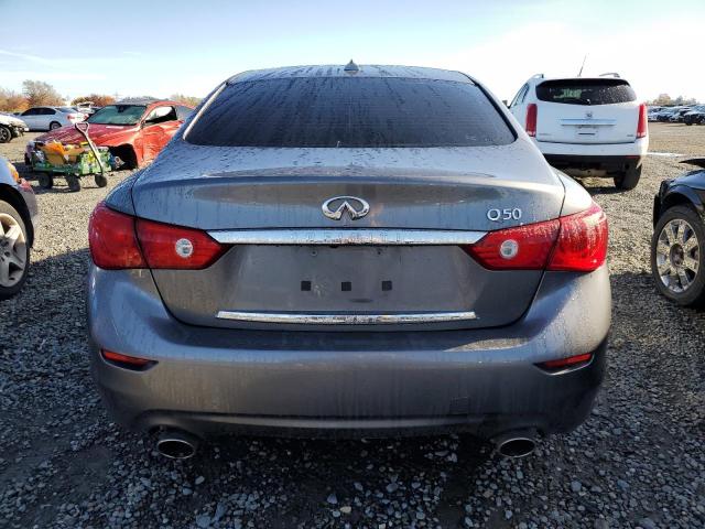 JN1BV7AP6FM348498 - 2015 INFINITI Q50 BASE GRAY photo 6