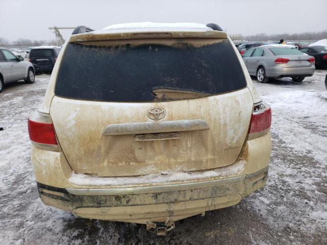 5TDBK3EH6CS168469 - 2012 TOYOTA HIGHLANDER BASE WHITE photo 6