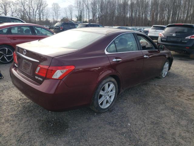 JTHBJ46G772064681 - 2007 LEXUS ES 350 BURGUNDY photo 3