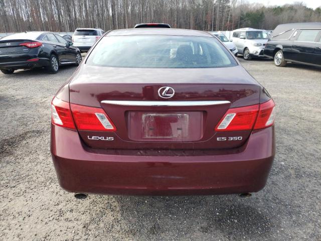 JTHBJ46G772064681 - 2007 LEXUS ES 350 BURGUNDY photo 6