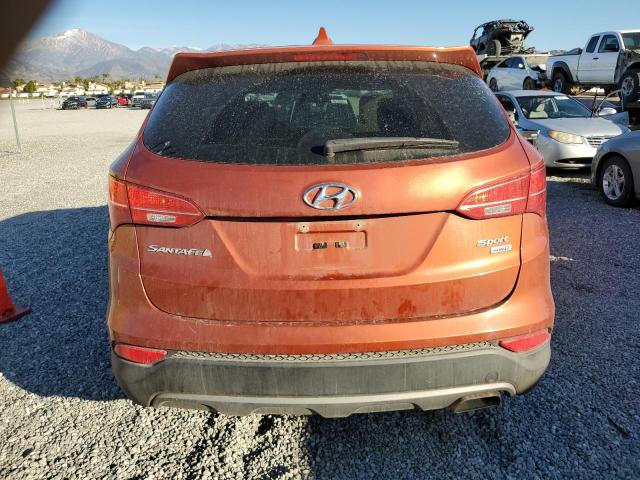 5XYZTDLB5FG240781 - 2015 HYUNDAI SANTA FE S ORANGE photo 6