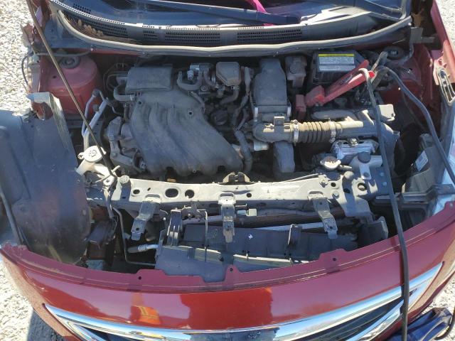 3N1CN7AP4KL840388 - 2019 NISSAN VERSA S RED photo 11