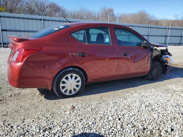 3N1CN7AP4KL840388 - 2019 NISSAN VERSA S RED photo 3