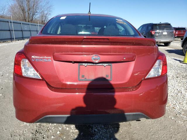 3N1CN7AP4KL840388 - 2019 NISSAN VERSA S RED photo 6