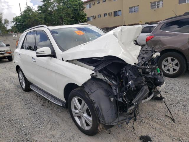 4JGDA5HB2DA199761 - 2013 MERCEDES-BENZ ML 350 4MATIC WHITE photo 1