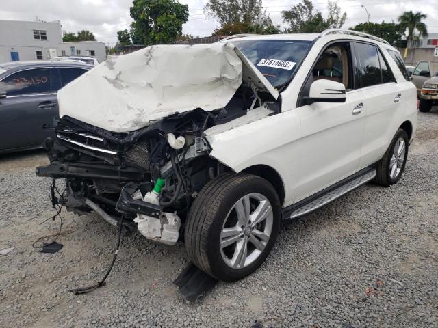 4JGDA5HB2DA199761 - 2013 MERCEDES-BENZ ML 350 4MATIC WHITE photo 2