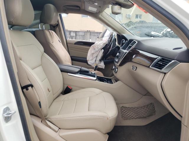 4JGDA5HB2DA199761 - 2013 MERCEDES-BENZ ML 350 4MATIC WHITE photo 5