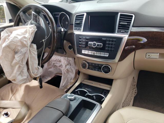 4JGDA5HB2DA199761 - 2013 MERCEDES-BENZ ML 350 4MATIC WHITE photo 9