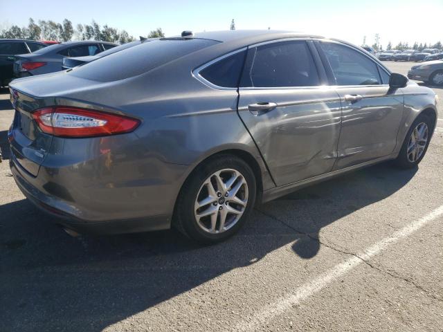 3FA6P0HD4ER122273 - 2014 FORD FUSION SE GRAY photo 3