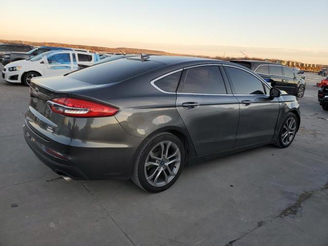 3FA6P0CDXKR219576 - 2019 FORD FUSION SEL GRAY photo 3