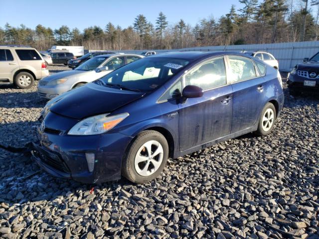 JTDKN3DU8F0440680 - 2015 TOYOTA PRIUS BLUE photo 1