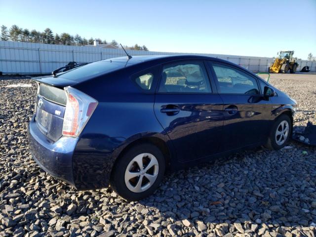 JTDKN3DU8F0440680 - 2015 TOYOTA PRIUS BLUE photo 3