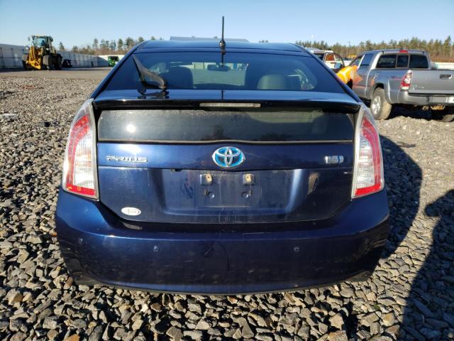 JTDKN3DU8F0440680 - 2015 TOYOTA PRIUS BLUE photo 6