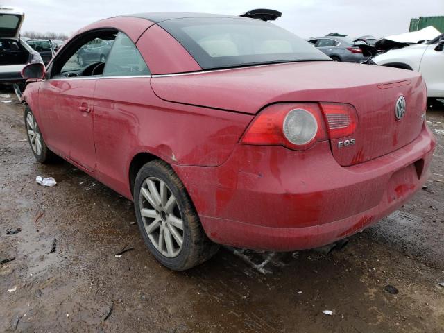 WVWBA71F27V009460 - 2007 VOLKSWAGEN EOS 2.0T RED photo 2