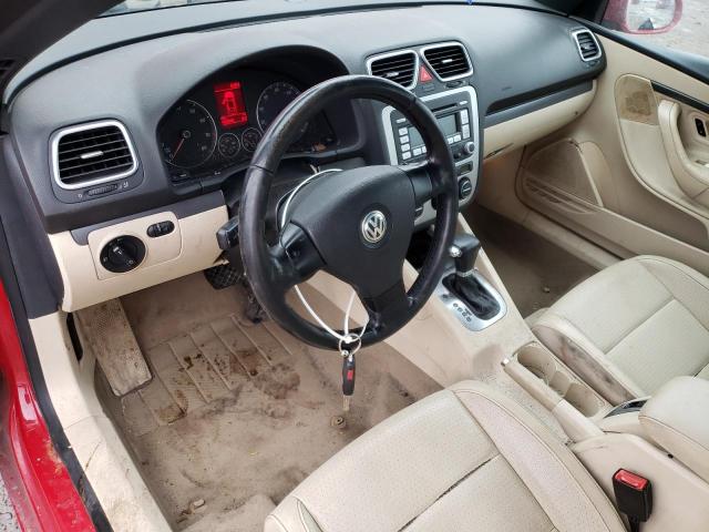 WVWBA71F27V009460 - 2007 VOLKSWAGEN EOS 2.0T RED photo 8