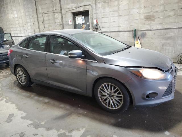 1FADP3J2XEL286966 - 2014 FORD FOCUS TITANIUM GRAY photo 4