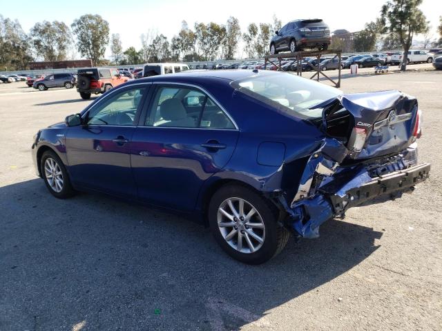 4T1BB3EK1AU112634 - 2010 TOYOTA CAMRY HYBRID BLUE photo 2