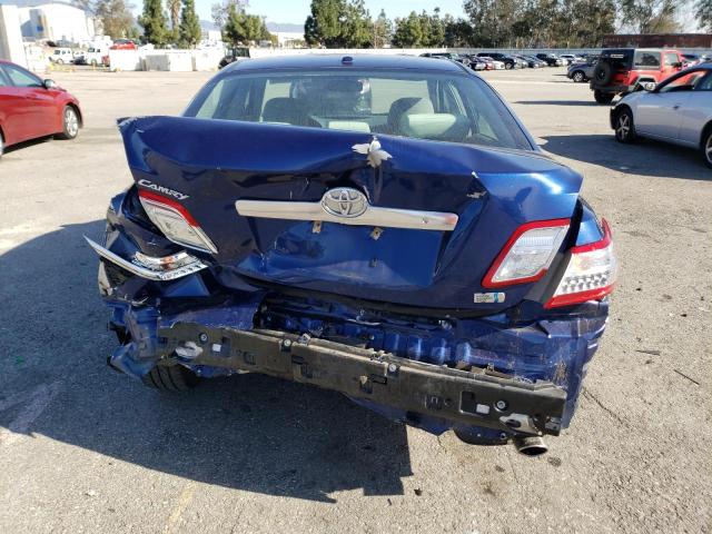 4T1BB3EK1AU112634 - 2010 TOYOTA CAMRY HYBRID BLUE photo 6