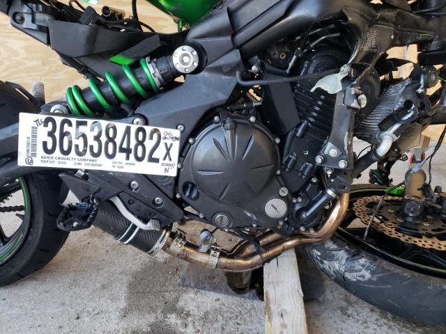 JKAEXEE13GDA22607 - 2016 KAWASAKI EX650 E GREEN photo 7