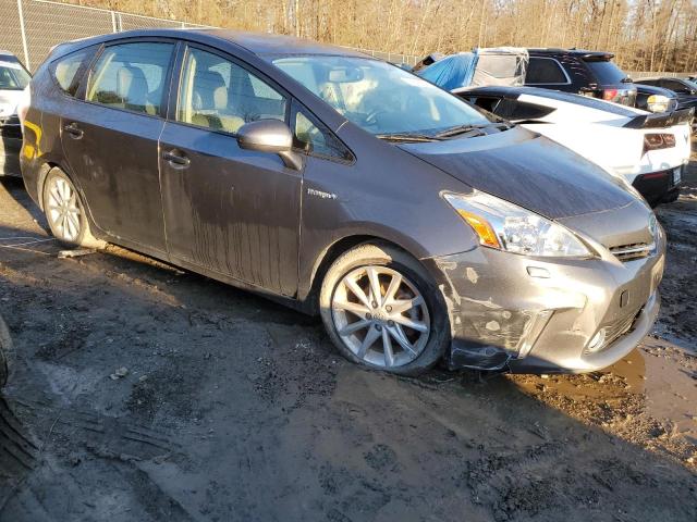 JTDZN3EU1D3214876 - 2013 TOYOTA PRIUS V GRAY photo 4