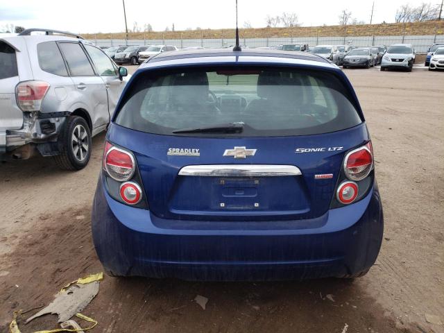 1G1JE6SB4E4118195 - 2014 CHEVROLET SONIC LTZ BLUE photo 6