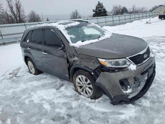 5XYKUDA73FG614415 - 2015 KIA SORENTO EX GRAY photo 4