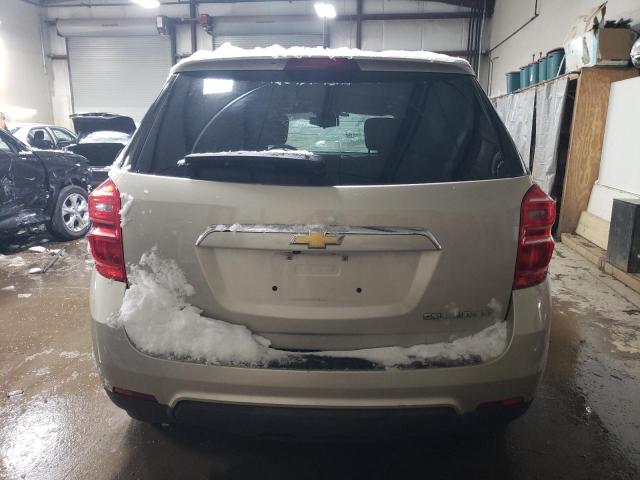 2GNALCEK5G1141353 - 2016 CHEVROLET EQUINOX LT TAN photo 6