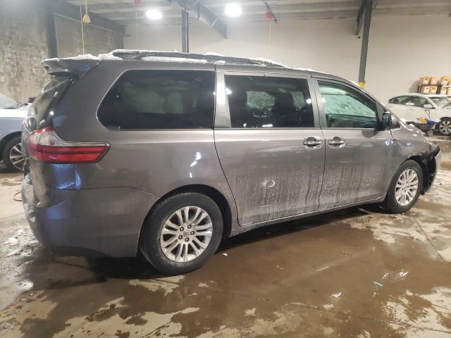 5TDYZ3DCXHS873049 - 2017 TOYOTA SIENNA XLE GRAY photo 3