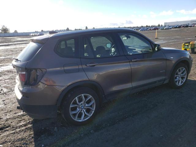 5UXWX7C56CL736206 - 2012 BMW X3 XDRIVE35I BROWN photo 3