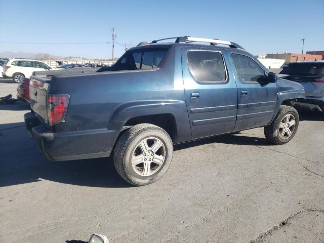 5FPYK1F52AB006964 - 2010 HONDA RIDGELINE RTL BLUE photo 3