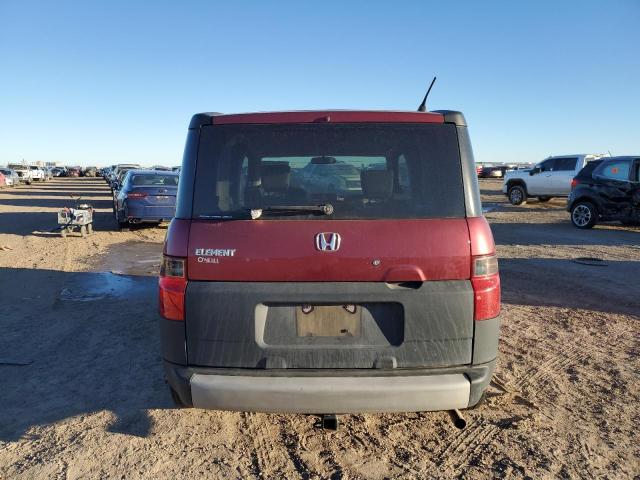 5J6YH27398L000770 - 2008 HONDA ELEMENT LX MAROON photo 6