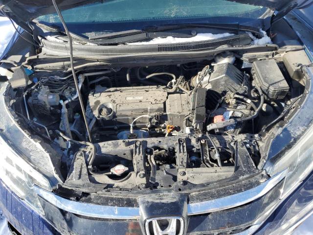 2HKRM4H56GH640021 - 2016 HONDA CR-V EX BLUE photo 11