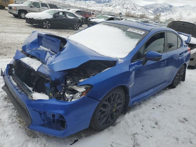 JF1VA2M61J9828896 - 2018 SUBARU WRX STI BLUE photo 1