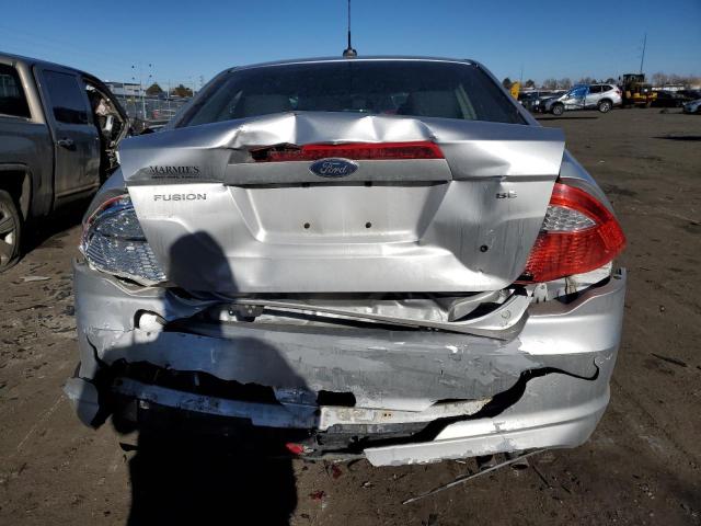 3FAHP0HA9BR149690 - 2011 FORD FUSION SE SILVER photo 6