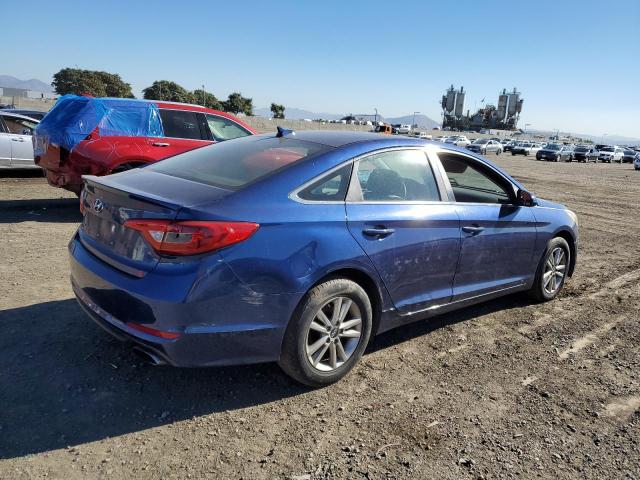 5NPE24AF4FH162395 - 2015 HYUNDAI SONATA SE BLUE photo 3