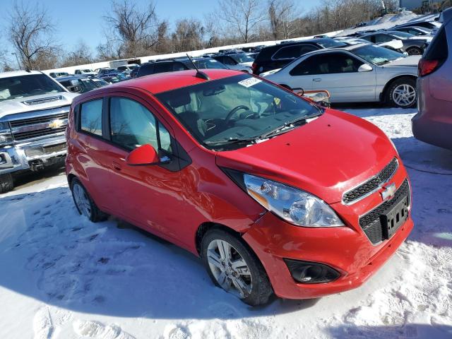 KL8CD6S96FC793398 - 2015 CHEVROLET SPARK 1LT RED photo 4