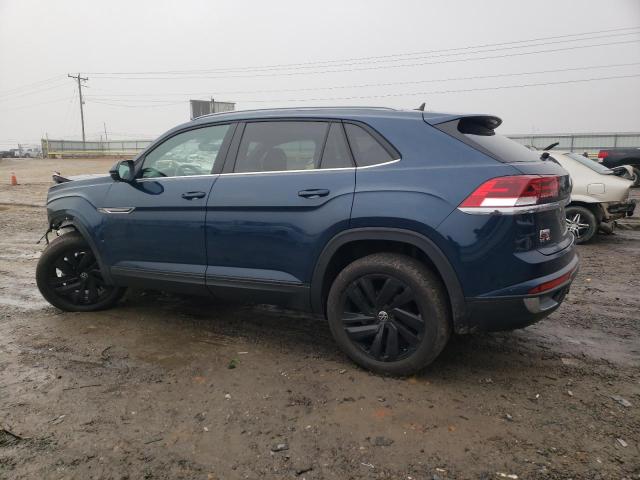 1V2HE2CA9NC217684 - 2022 VOLKSWAGEN ATLAS CROS Синий фото 2