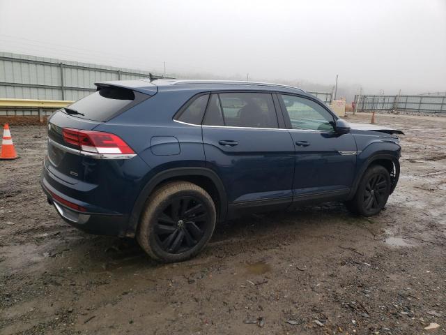 1V2HE2CA9NC217684 - 2022 VOLKSWAGEN ATLAS CROS Синий фото 3