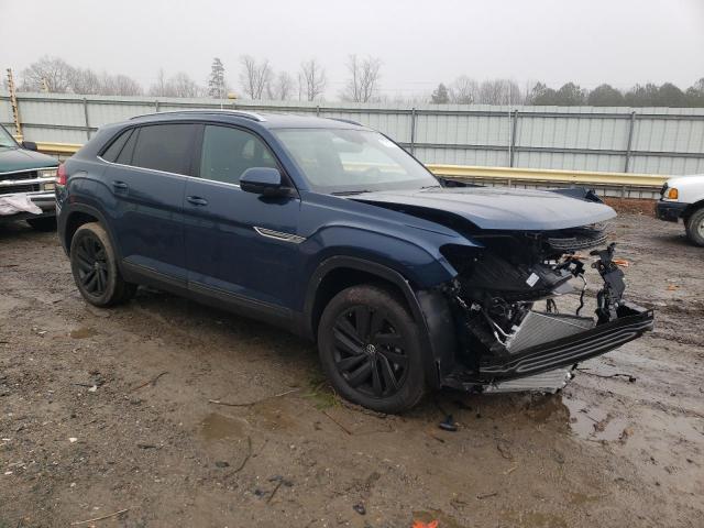 1V2HE2CA9NC217684 - 2022 VOLKSWAGEN ATLAS CROS Синий фото 4